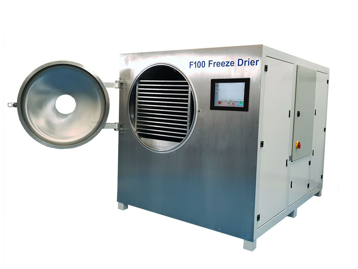 F100 Freeze drier with door open
