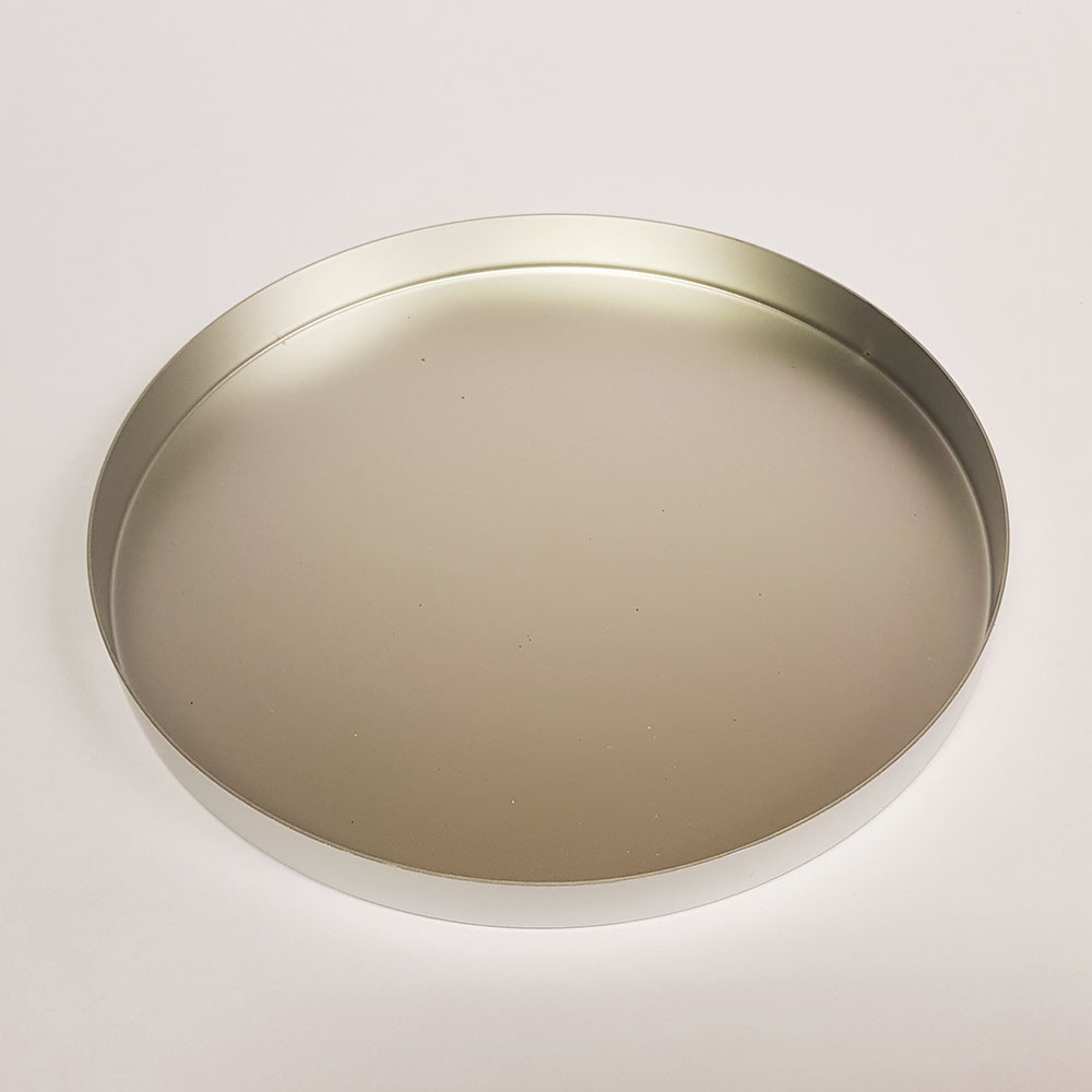 210mm diameter aluminium tray